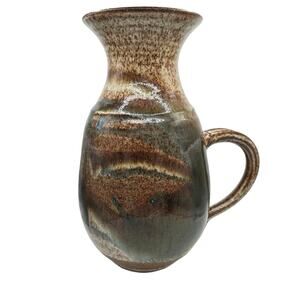 Lunt Signed Stoneware Pottery Pitcher